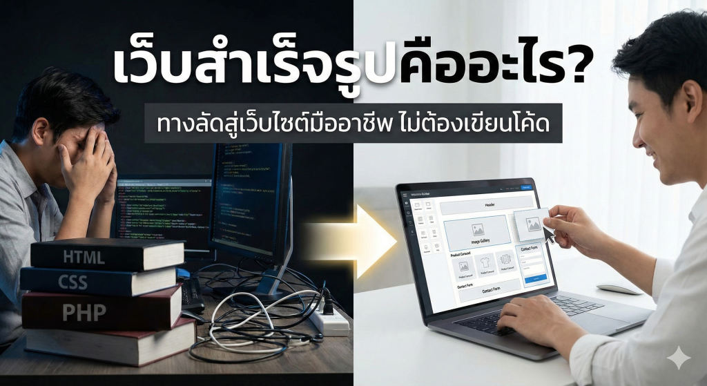 เว็บสำเร็จรูปคืออะไร